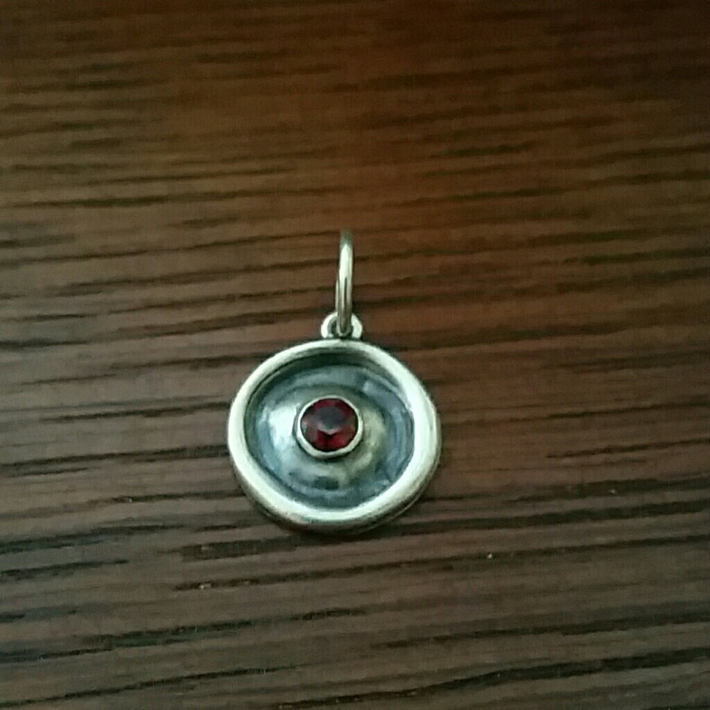 Waxing Poetic January Birthstone Charm